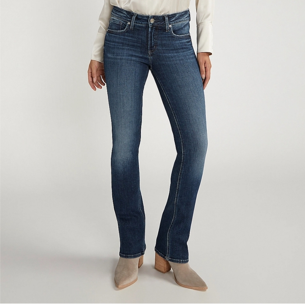 Silver Jeans Co.® Elyse Comfort Mid Rise Slim Boot Jean